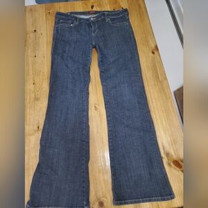 Underground Dark Blue Flare Jeans